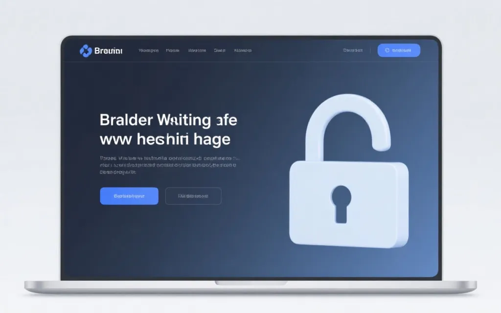 安全可靠的官方网站界面