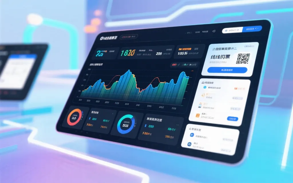 线上购票平台日常交易界面